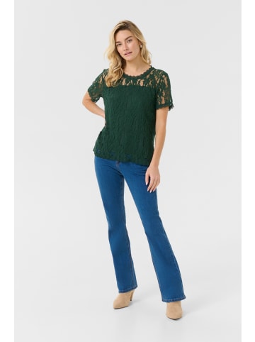 Cream Bluse kurzarm CRKit Regular fit in Sea Moss