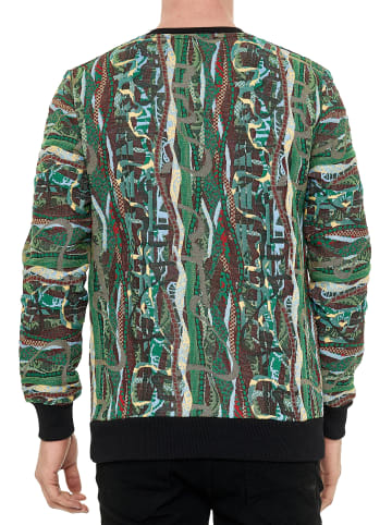 Rusty Neal Streetwear Sweater im 90er New York Style in Grün