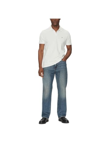 CALVIN KLEIN JEANS Weiß Baumwolle Poloshirt