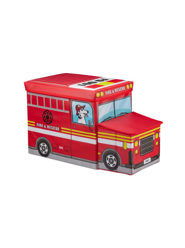 relaxdays Sitzbox Fire Truck