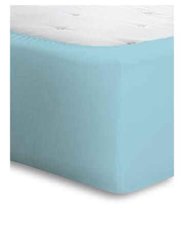 Bassetti Spannbettlaken Boxspring in eisblau