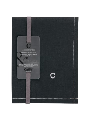 Cawö Home Cawö Home Geschirrtücher Cuisine Zoom Uni 124 schwarz - 906 in schwarz - 906