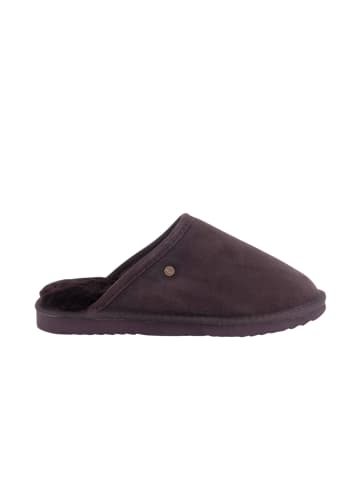 Warmbat Pantoffel 'Classic' in dunkelbraun
