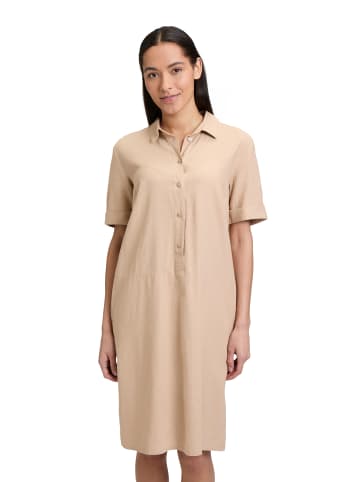 Betty Barclay Leinenkleid mit Knopfleiste in Beige