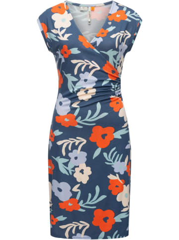 ragwear Sommerkleid Crupi Print in Petrol