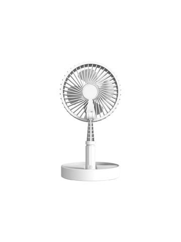 COFI 1453 Qware Tragbarer Mini Tischventilator – kompakter & leiser Ventilator in Weiß