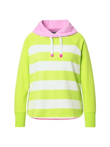 LAURASØN Sweatshirt in limettengrün
