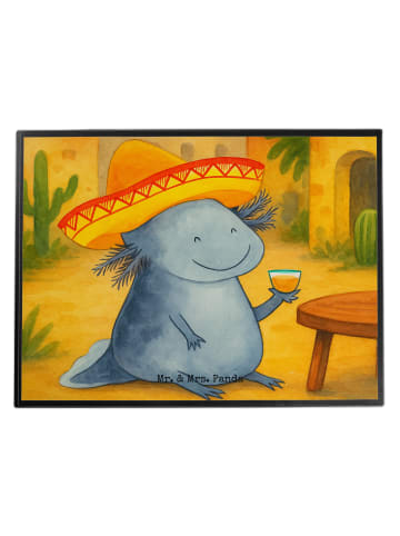 Mr. & Mrs. Panda schreibauflage Axolotl Tequila Design ohne Spruch in Weiß