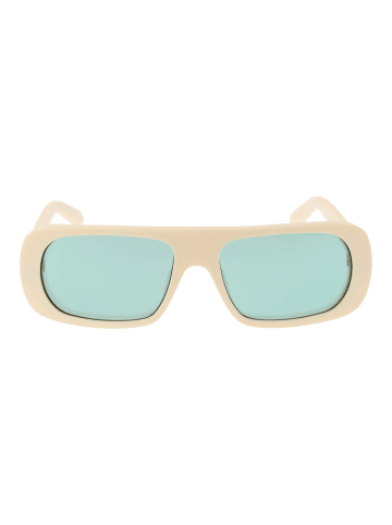 GCDS Unisex Sonnenbrille Oval Creme