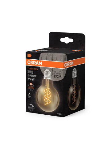 Osram OSRAM Vintage 1906 Globe Ist Eine Warmweiße, Dimmbare LED-Lampe In Ballform Mit