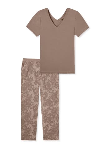 Schiesser Pyjama Selected Premium in clay