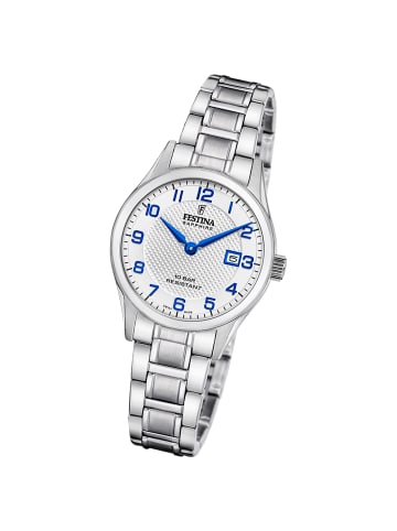 Festina Analog-Armbanduhr Festina Swiss Made silber klein (ca. 29mm)