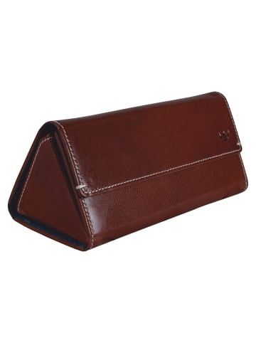 Golden Head Bari Brillenetui Leder 7 cm in cognac