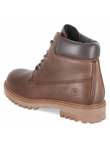 Lumberjack Stiefel mit Warmfutter in braun