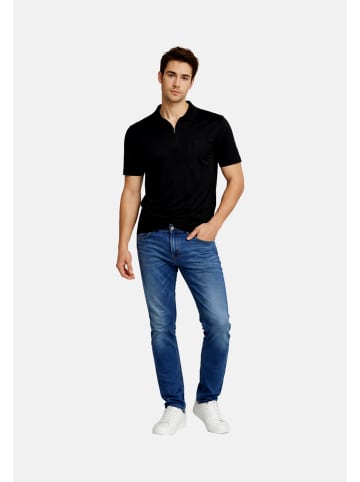 Ragman Poloshirt in schwarz