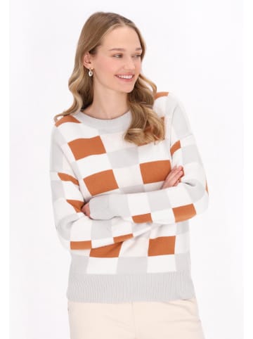 myMo Women Sweater in Grey Multicolor