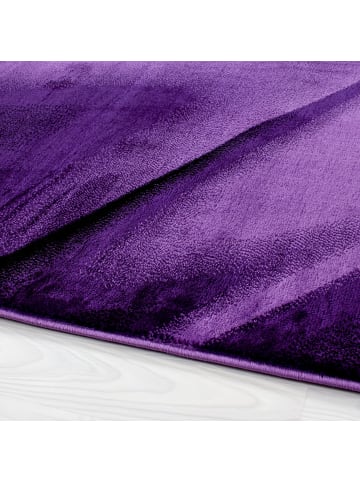 KADIMA DESIGN Teppich Kurzflor Waschbar Abstrakt ASPEN Strapazierfähig OEKO-TEX in Violett