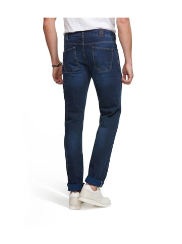 Meyer Stretchdenim M5 Slim in Overdyed Blue-used