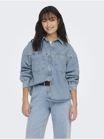 ONLY Jeansjacke in Light Blue Denim