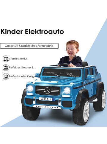 COSTWAY 12V Elektroauto ab 3 Jahren in Blau