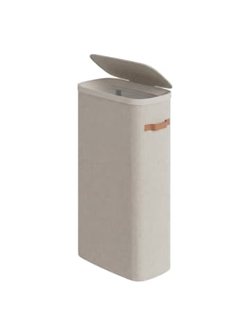 SONGMICS Wäschekorb Brosi in Beige - (B)22 x (H)75 x (T)39 cm