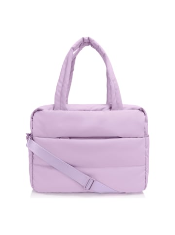 Heys Puffer Schultertasche 33 cm Laptopfach lavender