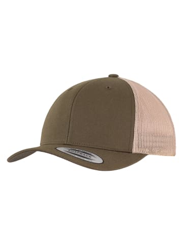  Flexfit Trucker in mossgreen/khaki