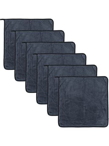 Erwin Müller Microfaser Microfasertuch 6er-Pack in grau