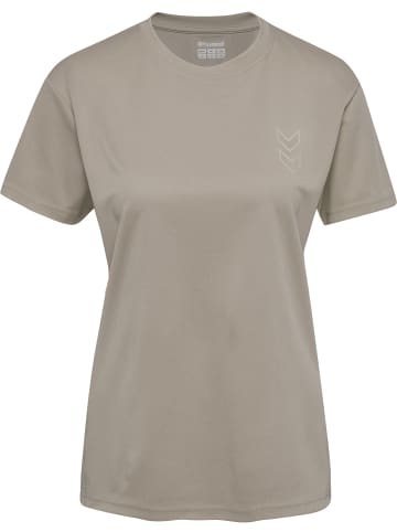 Hummel Hummel T-Shirt Hmlactive Multisport Damen Atmungsaktiv Feuchtigkeitsabsorbierenden in CHATEAU GRAY