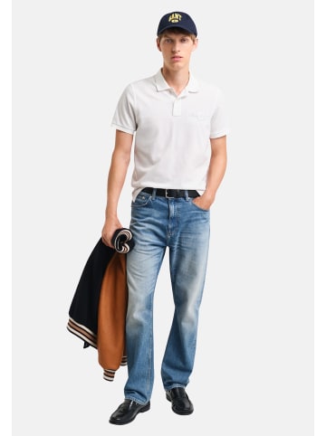 Gant Poloshirt 'Reg Tonal Shield' in weiß