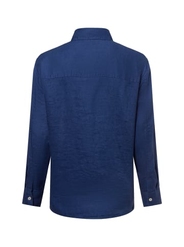 Marie Lund Leinenbluse in indigo