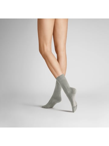 Hudson Socken Dry Cotton klimaregulierend in Silber