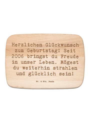 Mr. & Mrs. Panda Holzbrett Spruch 2006 Geburtstag mit Spruch in Transparent