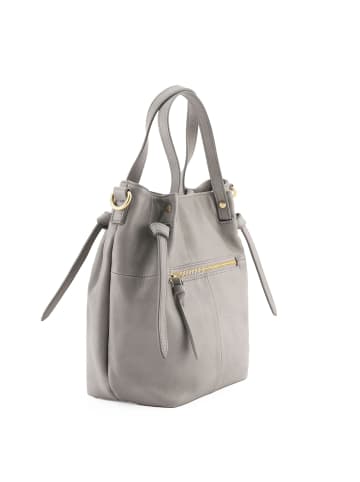 FREDs BRUDER Just Easy Handtasche Leder 28.5 cm in light grey