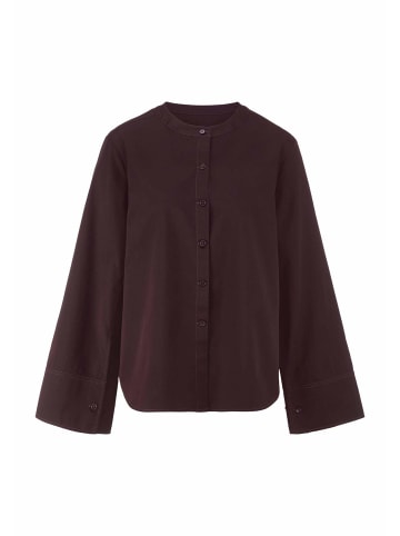 Hessnatur Bluse Relaxed in schwarzbeere