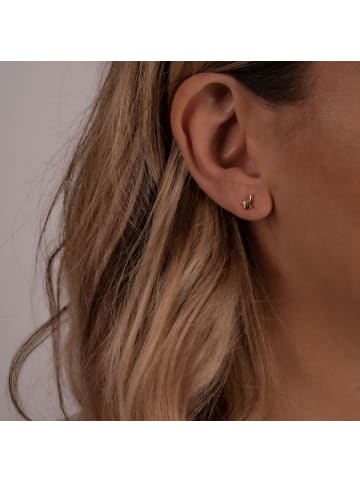 Glanzstücke München Ohrstecker Alpaka Sterling Silber in gelbgold