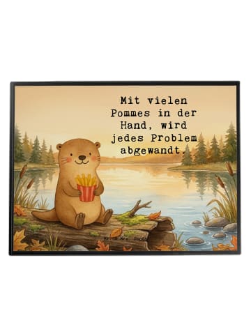 Mr. & Mrs. Panda Schreibtischunterlage Otter See Pommes Design m... in Weiß