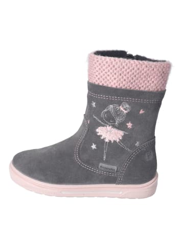 Ricosta Stiefel in Grau/Rosa