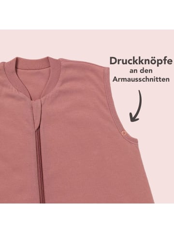 Schlummersack Schlafsack mit Füßen, 1.0 TOG in Rosa