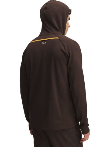 Under Armour Sportshirt "Trail Run Hoodie" in Braun