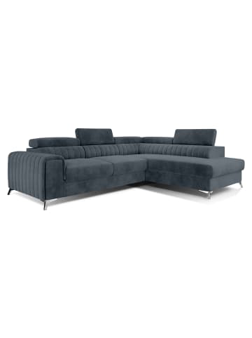 MF Design Lauryn Recamiere Rechts in Grau -  (L) 205 x (B) 278 x (H) 92 cm