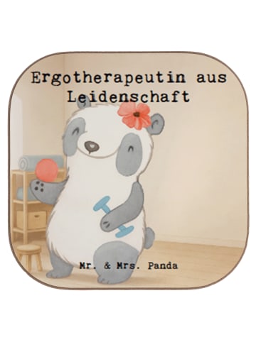 Mr. & Mrs. Panda Untersetzer für Gläser Ergotherapeutin Leidensc... in Weiß