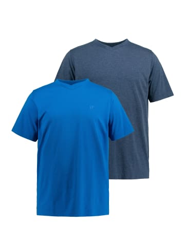 JP1880 Kurzarm T-Shirt in blau