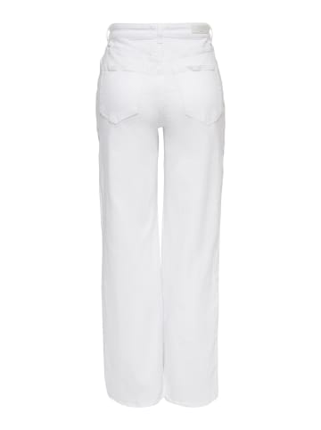 ONLY Jeans mit weitem Bein in White
