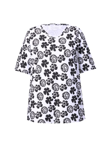 Ulla Popken Shirt in schneeweiß