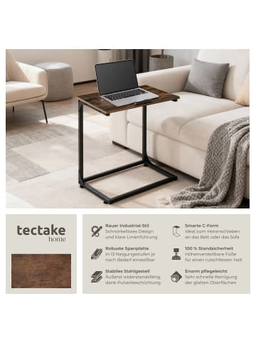 tectake Couchtisch mit neigbarer Platte Ruston 55x35x66,5cm
