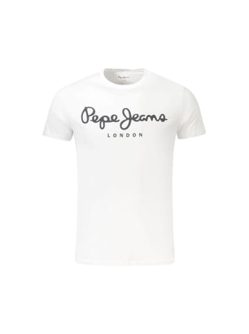 Pepe Jeans Weißes Baumwoll-T-Shirt