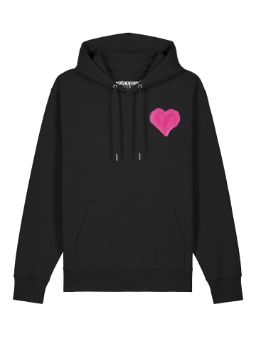 wat? Apparel Sweatshirt Pink Heart in Schwarz