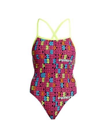 Funkita Badeanzug Code Breaker in rot