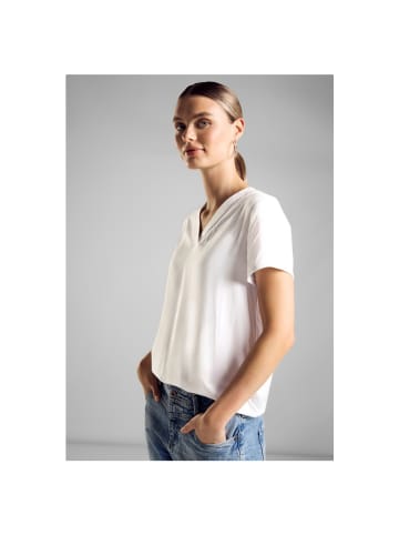 Street One Halbarmbluse in white